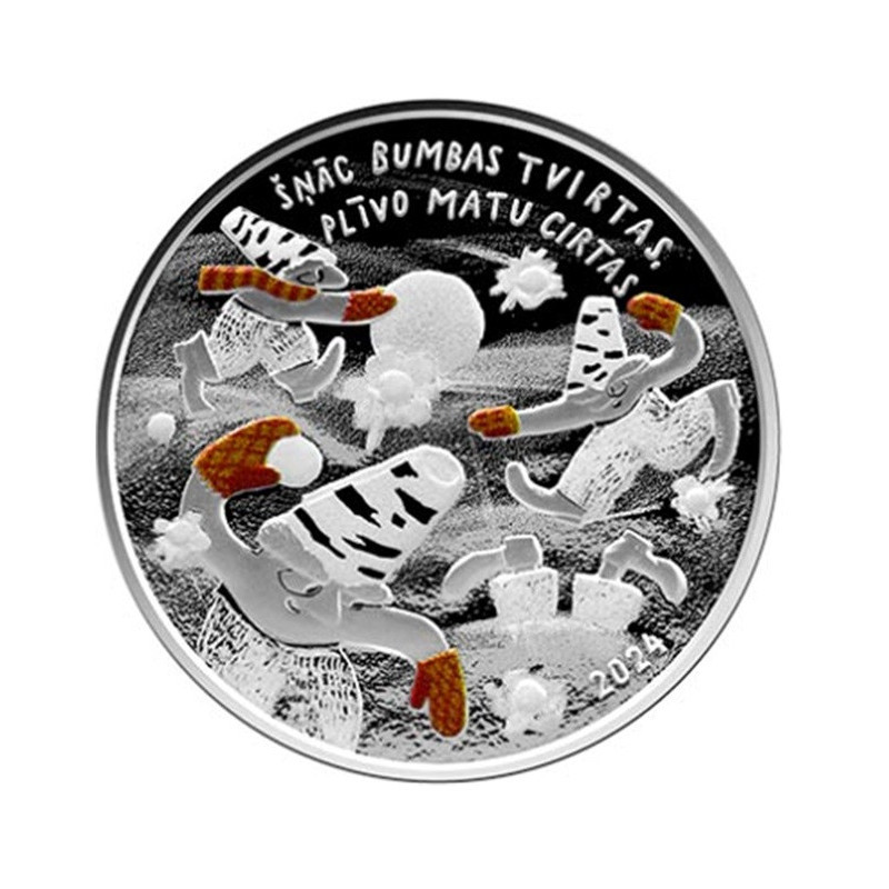 5 Euro Lotyšsko 2024 - Detská radosť (Proof)