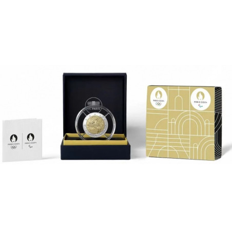 2 Euro France 2024 - Olympic and Paralympic Summer Games (reverse Proof)