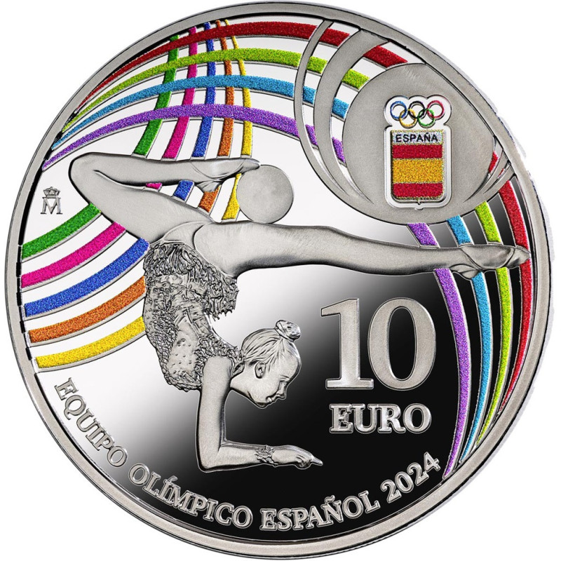 10 Euro Španielsko 2024 - Olympijský team (Proof)