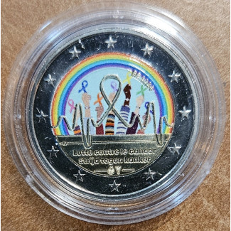 2 Euro Belgium 2024 - Harc a rák ellen III. (színezett UNC)