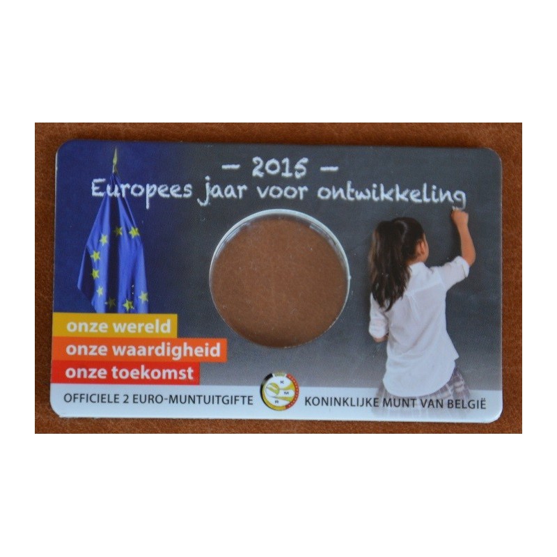 eurocoin eurocoins Coins card holder Belgium 2015 2 Euro