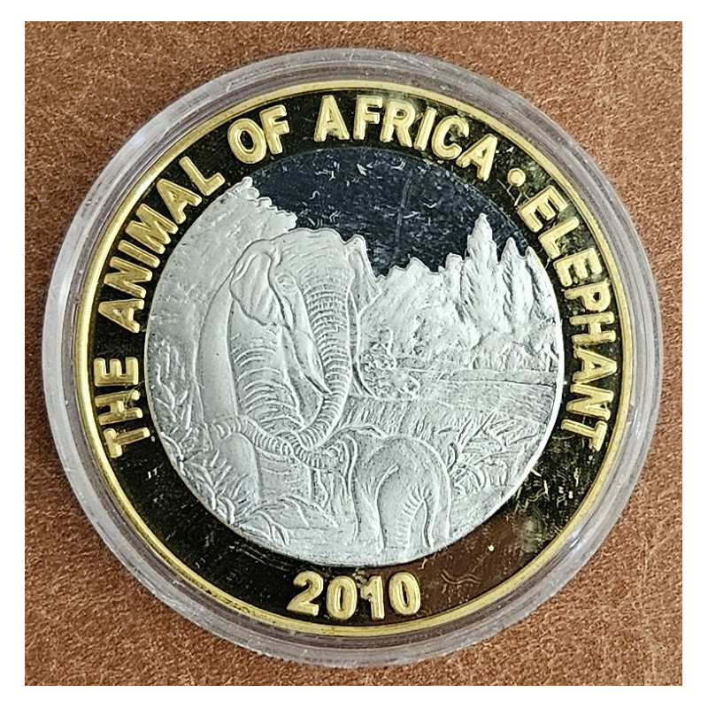 North Korea 20 Won 2010 - Elephant (Proof)