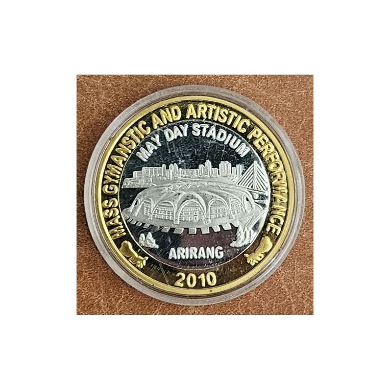 Severná Kórea 20 Won 2010 - Arirang stadium (Proof)