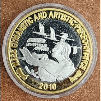 Észak-Korea 20 Won 2010 - Gimnasztika (Proof)
