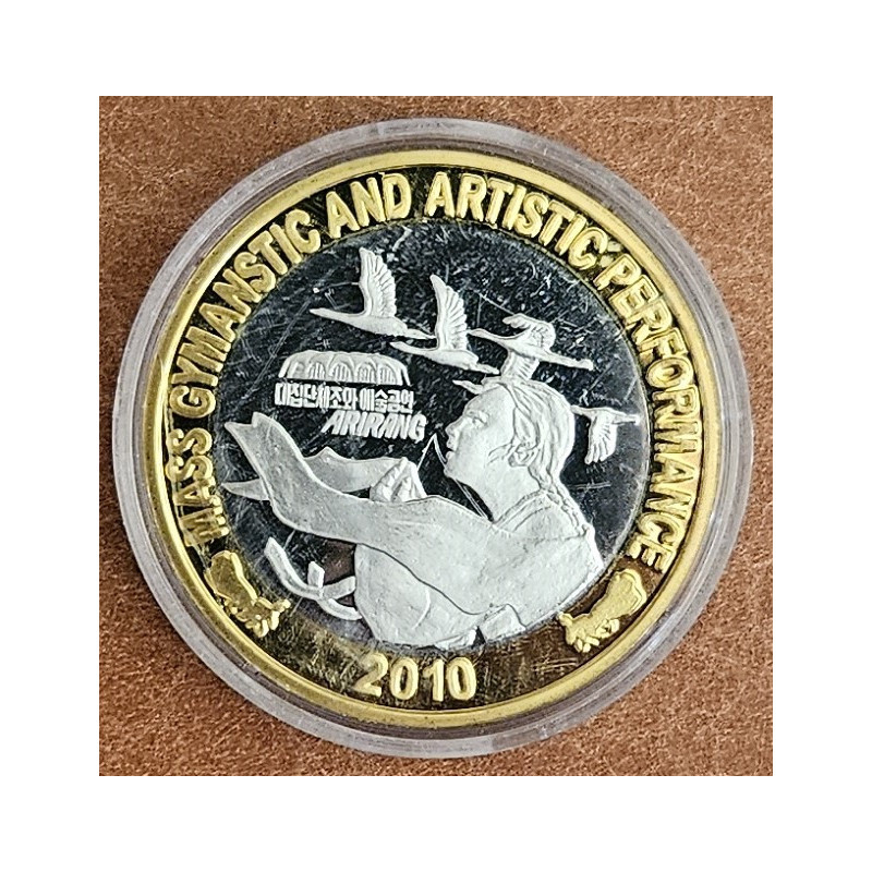 North Korea 20 Won 2010 - Gymnastics (Proof)