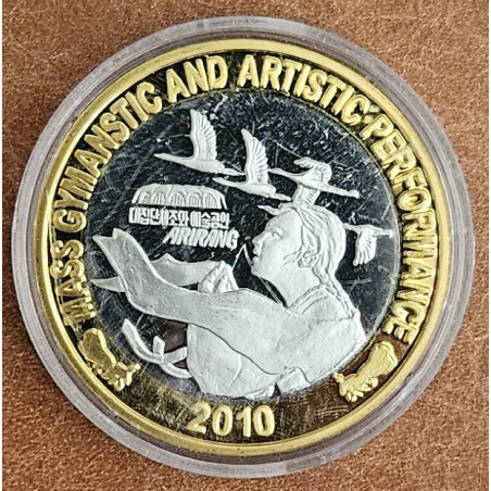 Észak-Korea 20 Won 2010 - Gimnasztika (Proof)