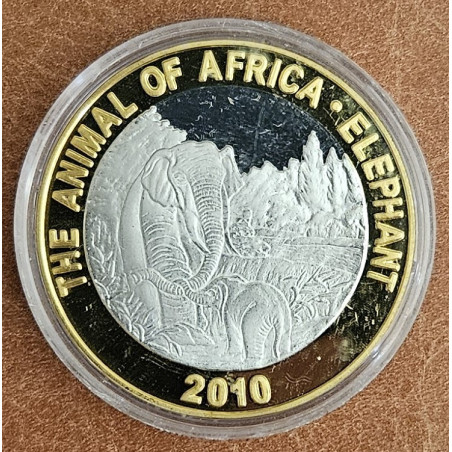 North Korea 20 Won 2010 - Leopard (Proof)