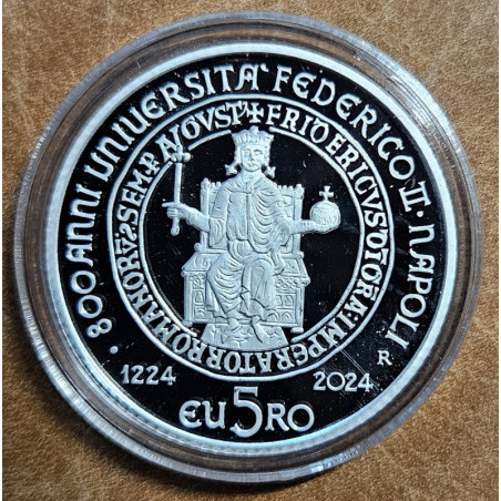 5 Euro Taliansko 2024 - 800. výročie založenia Neapolskej univerzity Federica II (BU)