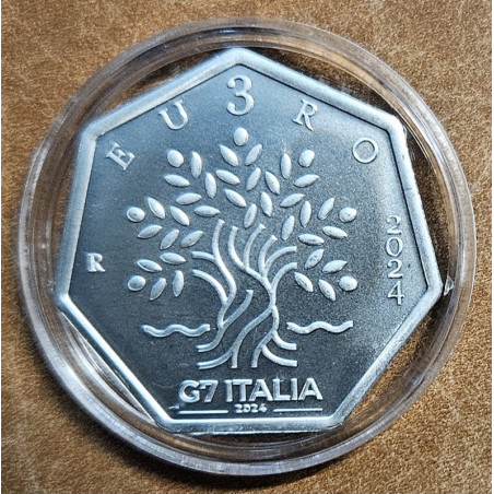 3 Euro Taliansko 2024 - Predsedníctvo G7 (BU)