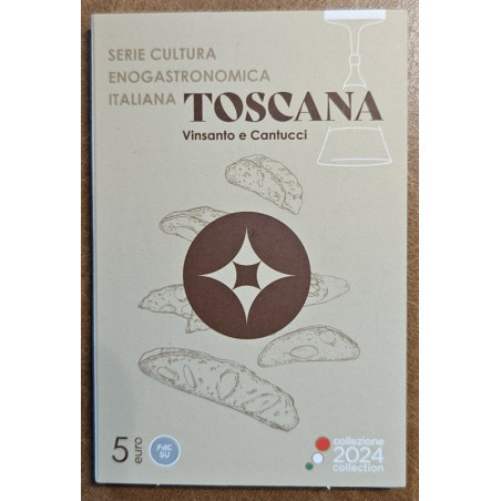 5 Euro Olaszország 2024 - Toscana: Vinsanto e Cantucci (BU)