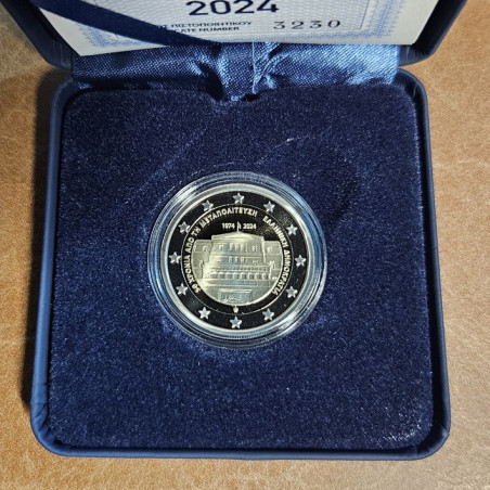 2 Euro Grécko 2024 - 50 rokov demokracie (Proof)