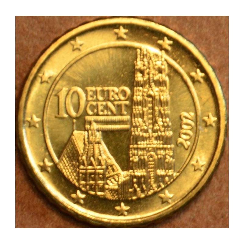 euroerme érme 10 cent Ausztria 2002 (UNC)