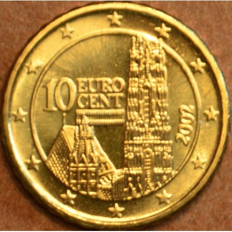 euroerme érme 10 cent Ausztria 2002 (UNC)