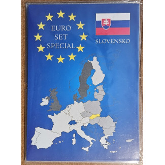 Papír tok Szlovák forgalmi sorra (8 db érme)