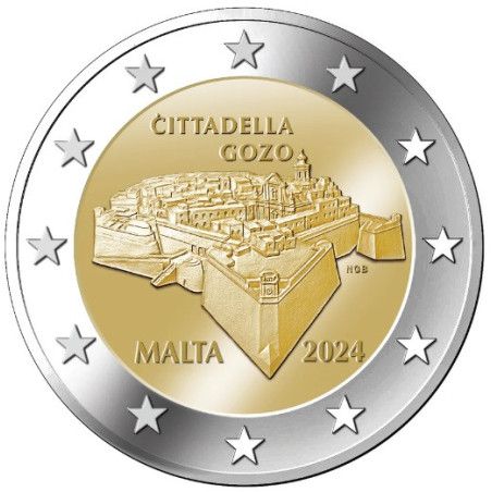 2 Euro Malta 2024 - Citadela Gozo (BU)