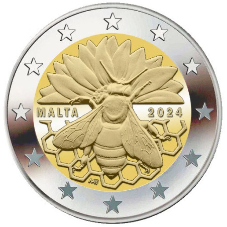 2 Euro Malta 2024 - Maltská včela (BU)