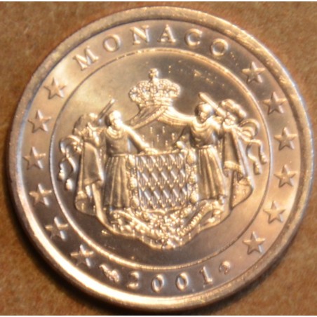 eurocoin eurocoins 2 cent Monaco 2001 (UNC)