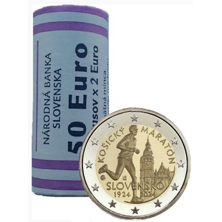 2 Euro Slovensko 2024 - Maratónsky beh v Košiciach (25x UNC)