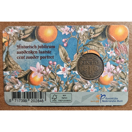 1 cent Holandsko 1915 - edicia 2024 (XF)