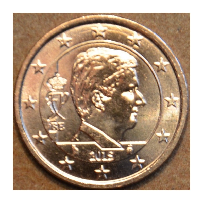 Euromince mince 2 cent Belgicko 2015 - Kráľ Filip (UNC)