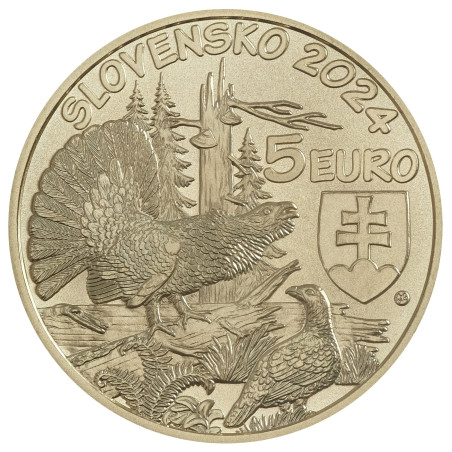 5 Euro Slovensko 2024 - Hlucháň hôrny (UNC)