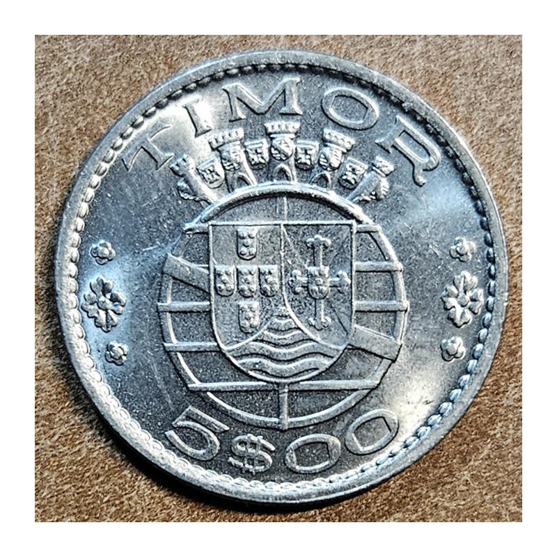 East Timor 5 Escudos 1970 (UNC)