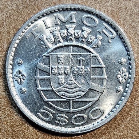 East Timor 5 Escudos 1970 (UNC)