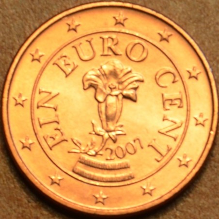 euroerme érme 1 cent Ausztria 2007 (UNC)