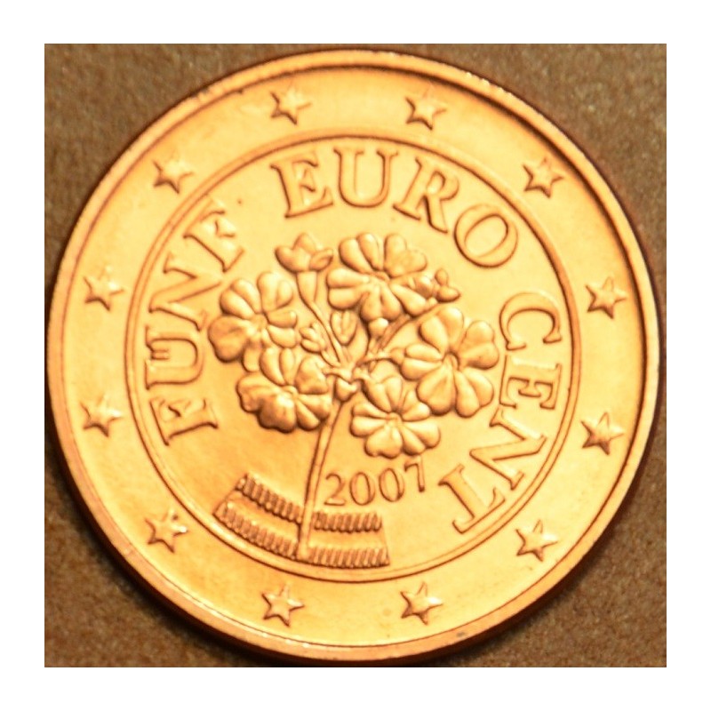 Euromince mince 5 cent Rakúsko 2007 (UNC)