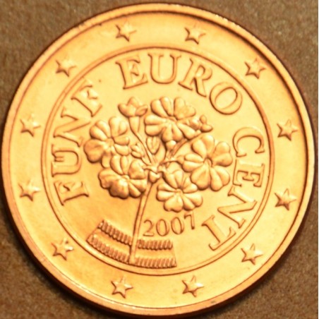 euroerme érme 5 cent Ausztria 2007 (UNC)