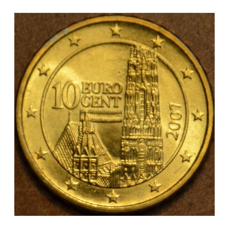 Euromince mince 10 cent Rakúsko 2007 (UNC)