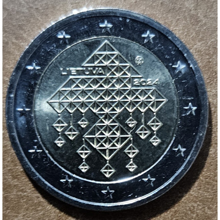 2 Euro Litva 2024 - Slamené záhrady (UNC)