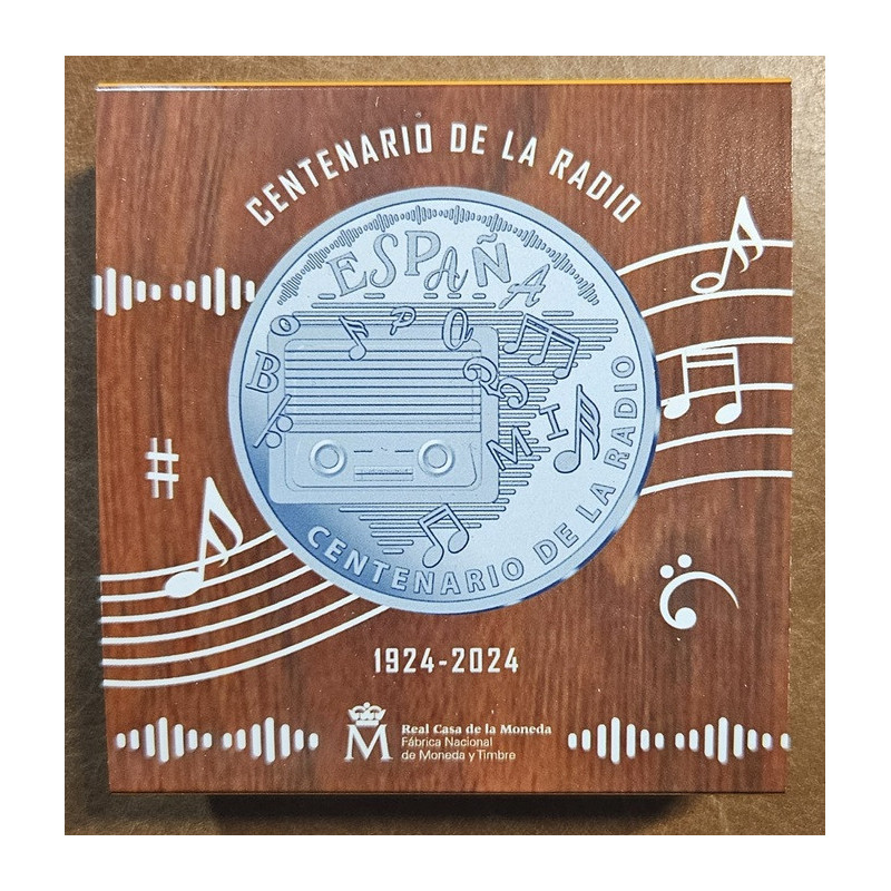 10 Euro Spain 2024 - 100 years of radio (Proof)