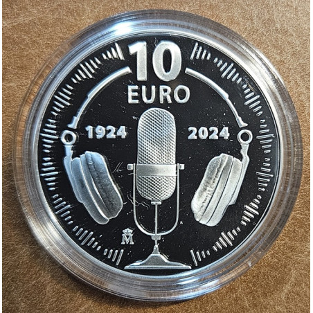 10 Euro Španielsko 2024 - 100 rokov rádia (Proof)