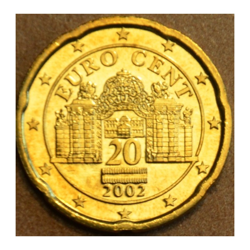 euroerme érme 20 cent Ausztria 2002 (UNC)