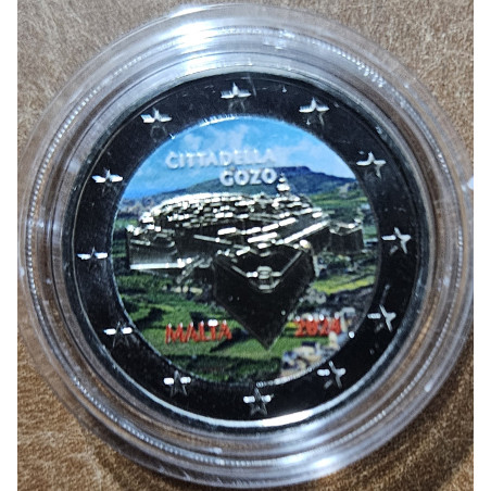 2 Euro Málta 2024 - Citadella Gozo (színezett UNC)
