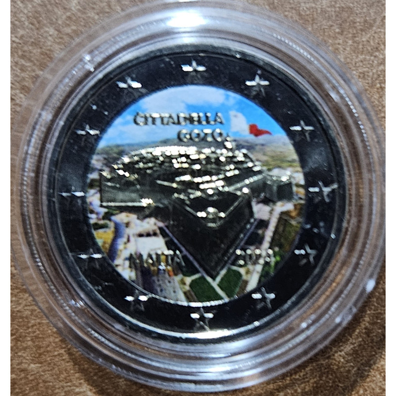 2 Euro Málta 2024 - Citadella Gozo II. (színezett UNC)