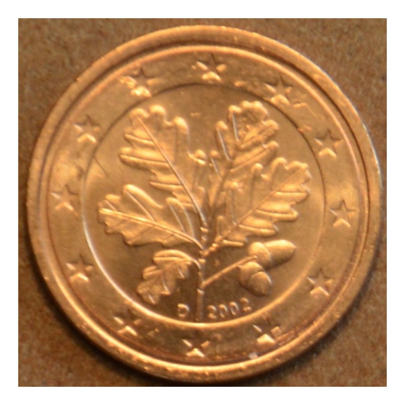 Euromince mince 2 cent Nemecko \\"D\\" 2002 (UNC)