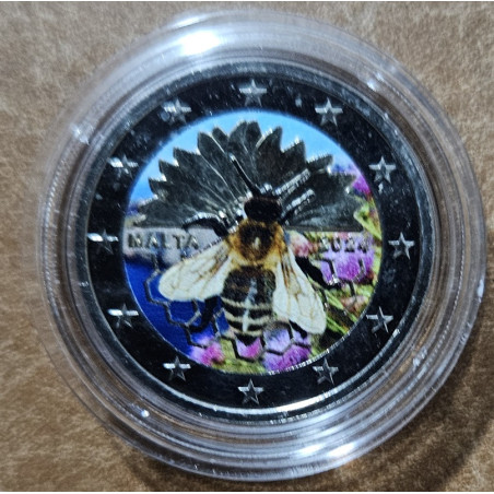 2 Euro Málta 2024 - A máltai mézelő méh (színezett UNC)