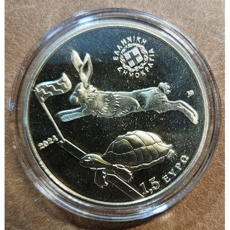 1,50 Euro Görögország 2024 - A nyúl és a teknőc (Proof)