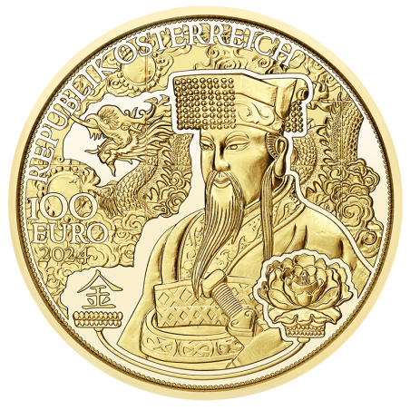 100 Euro Ausztria 2024 - Kína aranya (Proof)