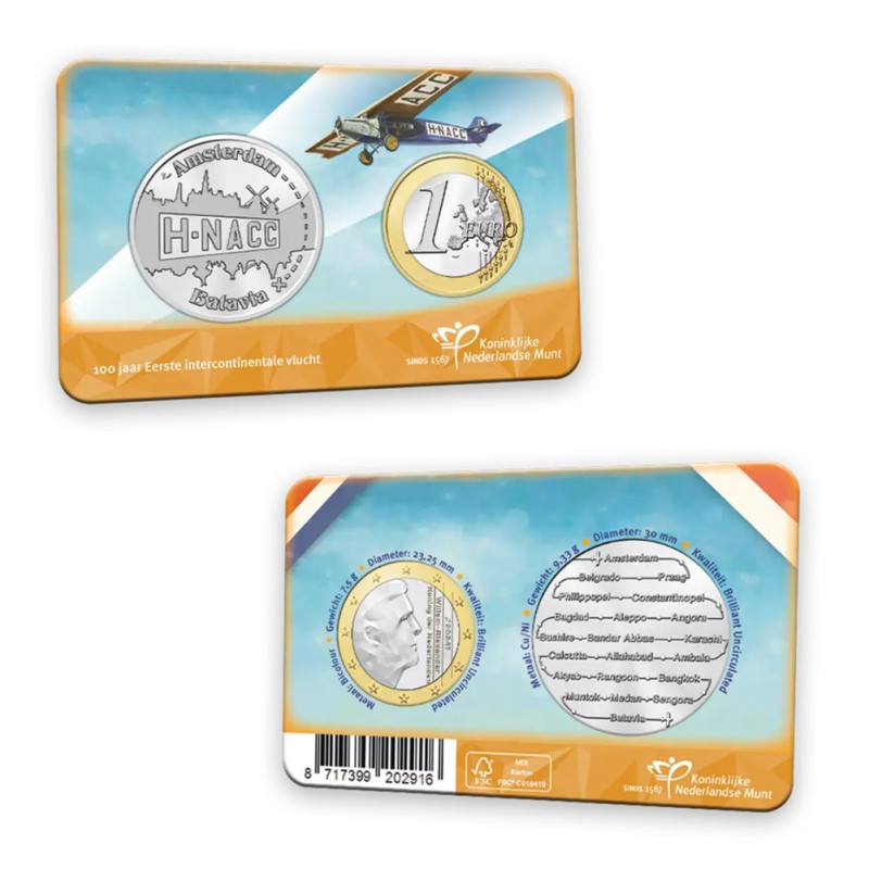1 Euro Netherlands 2024 - First flight (UNC)