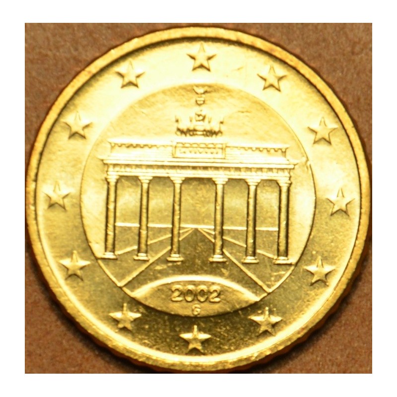 Euromince mince 50 cent Nemecko \\"G\\" 2002 (UNC)