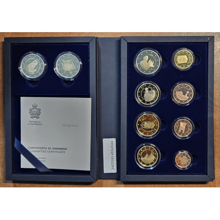 San Marino 2024 set of 10 coins (Proof)