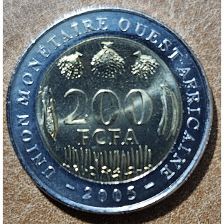 Západoafrický CFA frank 200 frankov 2005 (UNC)