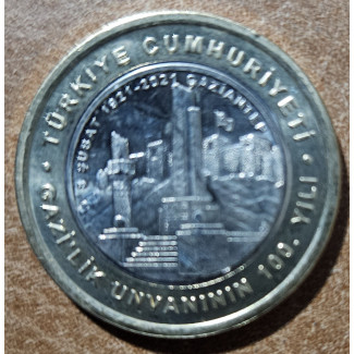 Törökország 1 lira 2021 Gaziantep (UNC)