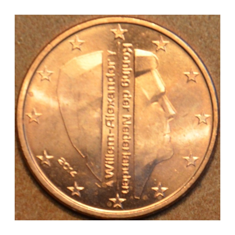 Euromince mince 1 cent Holandsko 2014 - Kráľ Willem Alexander (UNC)