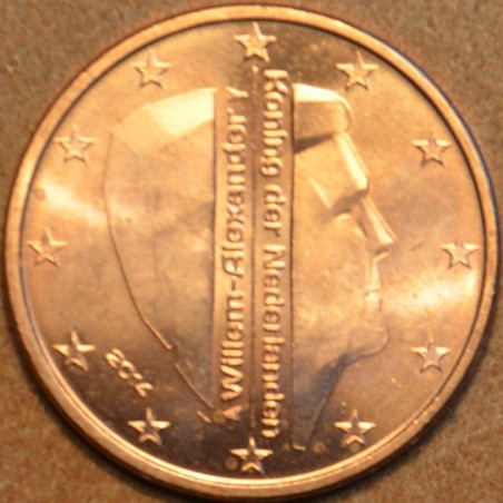 euroerme érme 1 cent Hollandia 2014 - Willem Alexander (UNC)