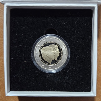euroerme érme 2 Euro Hollandia 2014 - Dupla portré (UNC)