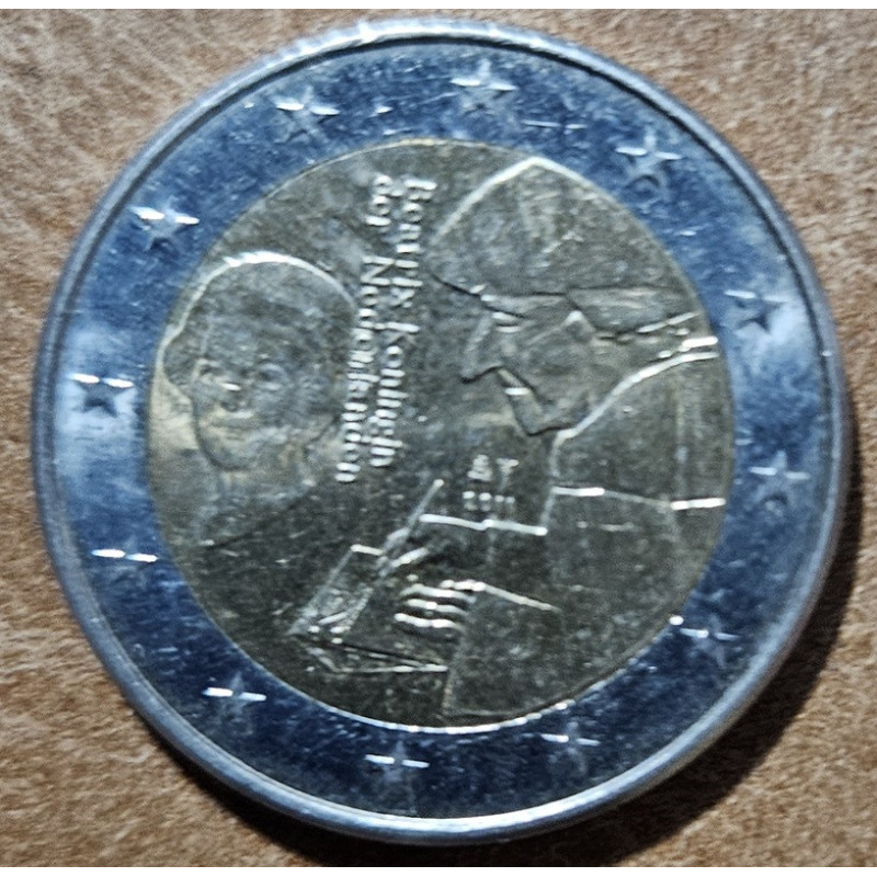 euroerme érme 2 Euro Hollandia 2011 - Erasmus híres könyve megjelen...